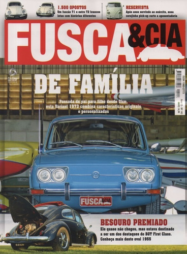 Fusca & Cia Nº143 Agosto 2017 Vw Variant 1973 Kombi Pick-up