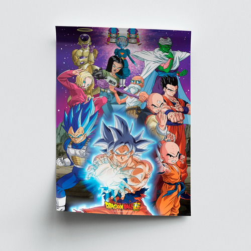 5 Posters Dragon Ball Super 33 X 48 Cm