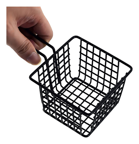 Canasto Cesta Exhibidor Alimentos Papas Fritas 10*10*7.5cm