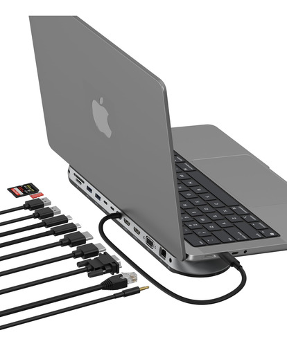 Base Universal Usb-c Pro 11 En 1 De Belkin Connect Con 3 Mon