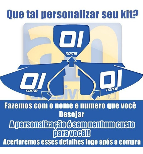 Adesivos Gráficos Trilha Crf-250r 2006 A 2007 Modelo Cfa-90