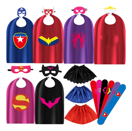 Capas Y Máscaras De Superhéroe Para Niñas, Disfraces De .