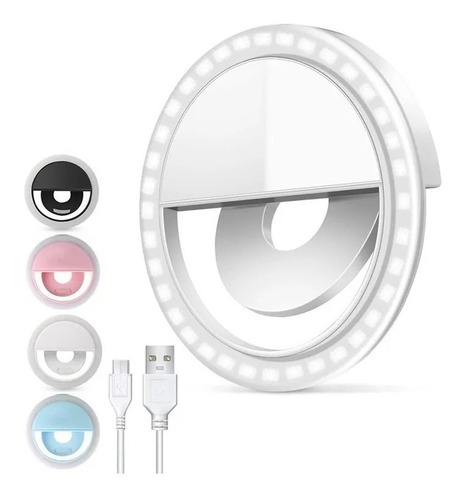 Aro De Luz Led Selfie Anillo Celular Maquillaje Ring Tablet