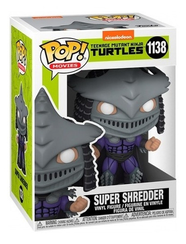 Funko Pop Movies Tmnt Tortugas Ninja- Super Shredder 1138 At