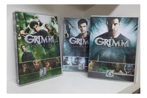 Box Dvds Seriado Grimm 1ª À 6ª Temporada - 31 Discos