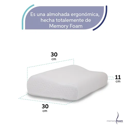 Almohada memory foam curva hotsell