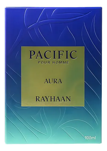 Eau De Parfum En Aerosol Rayhaan Pacific Aura Para Hombre, 100 Ml