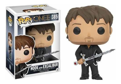 Figura de acción Killian "Hook" Jones With Excalibur de Funko Pop! Television