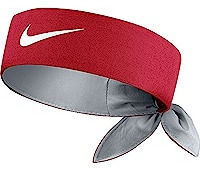 Nike Headband Dri-fit Tennis Vino/blanco