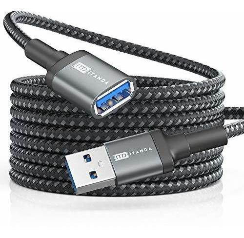 Cable Usb 3.0 Tipo A Macho A Hembra 3 Metros