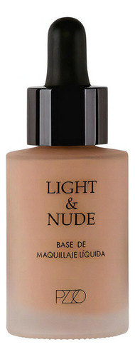 Base De Maquillaje Líquida Light & Nude 27 Ml Pzzo