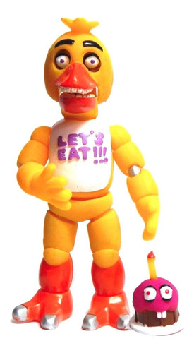 Imagen 2 de 3 de Combo 2 Figuras Five Nights Freddys Pizza Fnaf Lefty + Chica