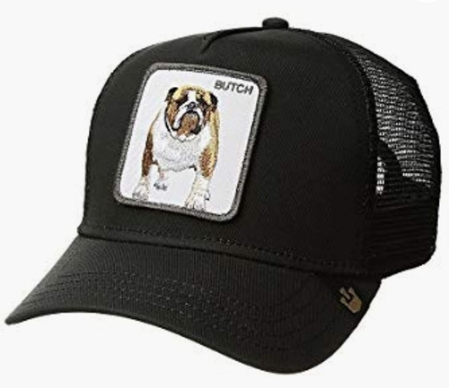 Gorra Goorin Bros Perro Bulldog Butch Negra 100% Original