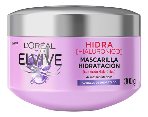 Mascara Capilar Elvive Hidra Hialurónico X 300 G