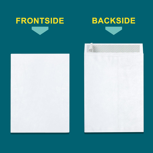 Sobres Tyvek Resistentes A Desgarros 25.4 X 33 Cm Blanco Bri