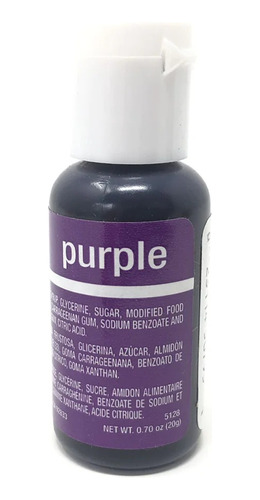 Colorante En Gel Morado - mL a $650