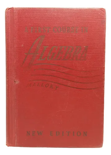 Primer Curso De Álgebra - En Inglés - Virgil Mallory - 1943 (Usado)