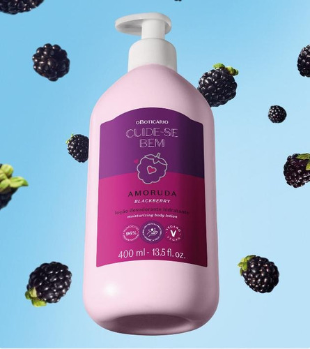 Combo Cuide-se Bem Amoruda: Body Splash 200ml + Loção Corporal 400ml