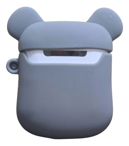 Audifonos Inalambricos Con Funda De Osito Con Cara X Gris