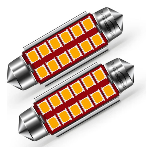 Bombilla Led Dc Chips Canbus Libre Error Festoon Repuesto