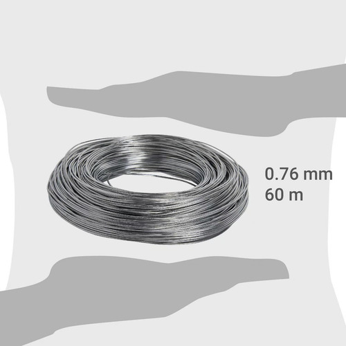 #22 60 M Alambre Galvanizado Multiuso Display Inchalam