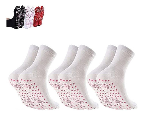 3 Pairs Afiz Tourmaline Slimming Health Sock Turmalina