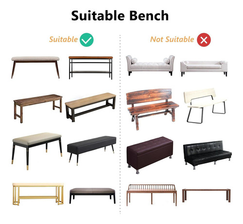 Taburete Rectangular Cubre Fundas Elásticas Para Sillas