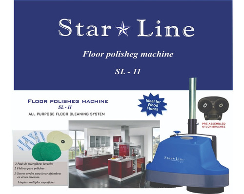 Brilladora Multifuncional Starline Sl11 - 4 Maquinas En Una 