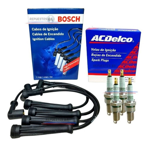 Cables + Bujias Renault Clio 2 Logan Sandero 1.6 8v Apto Gnc