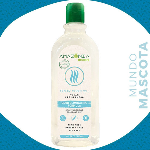 Shampoo Amazonia Controlador De Olores Para Perro 500 Ml Fragancia Natural