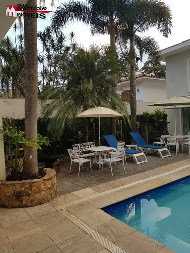 Sobrado Alto Padrão Em São Paulo Bairro Granja Julieta Com 4 Suites Sendo 1 Master Com Closet E Hidro , Piscina - Ca01211 - 34835286