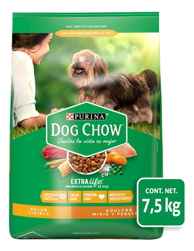 Alimento Purina Dog Chow Perro Adulto Mini Pequeño 7.5 Kg