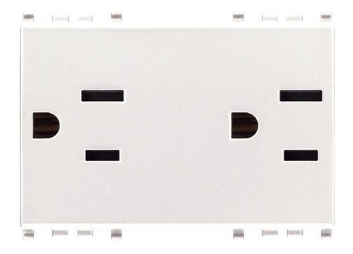 Tomacorriente Doble(taco)sicury 2p+tierra Usa+saso Vimar