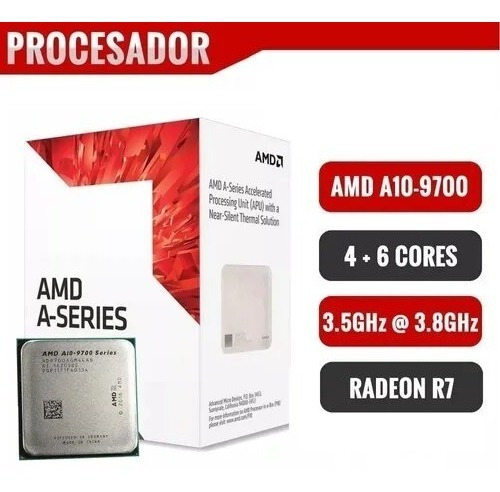 Imagen 4 de 7 de Pc Gamer Armada Amd A10 9700 4gb 1tb Core X4 + Accesorios
