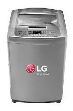 Lavadora LG Carga Superior T1266tpj 12kg Turbo Plateado.