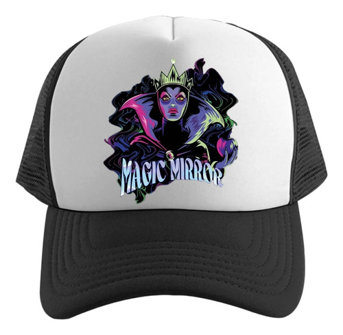 Gorra Bruja Blanca Nieves Malla  Unitalla Ajustable