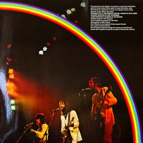 Eric Clapton Rainbow Concert Lp Vinilo180grs.nuevo En Stock