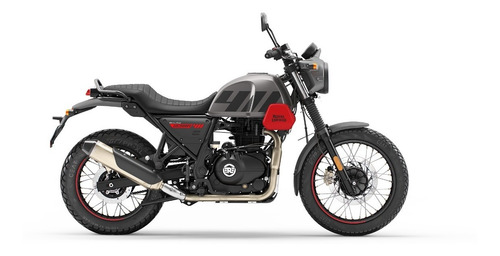 Imagen 2 de 25 de Royal Enfield Scram 411 Graphite Roja Entrega Inmediata