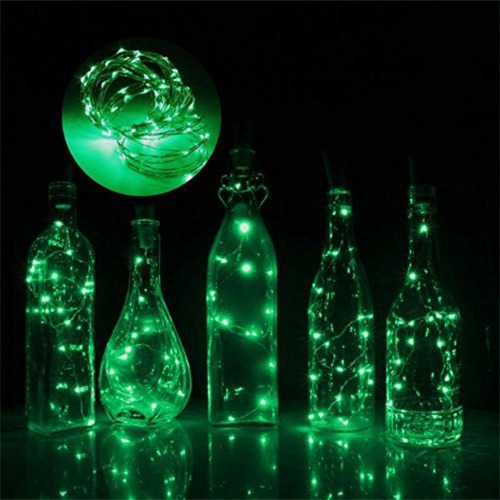 Luz De Fada Led Fio De Led Para Balão Verde 3 Metros Pilha