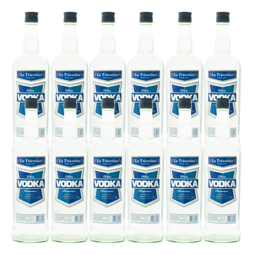 Vodka La Triestina 1000ml - 37,5° Caja X12 