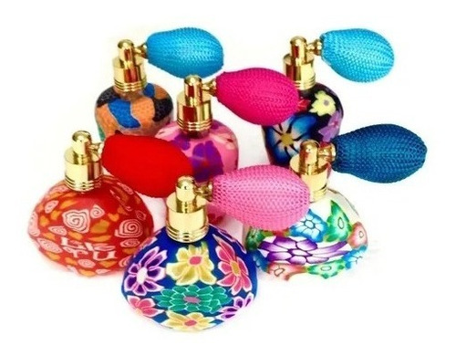Lindo Porta Perfume Borrifador Kit Com 2 Frascos Perfumeiro