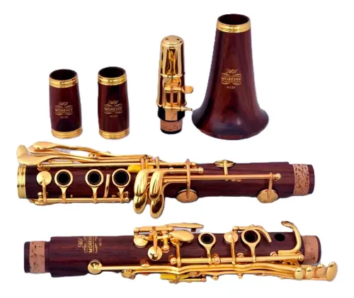 Clarinete Moresky M151 Rosewood 18 Chaves Douradas C/ Nf