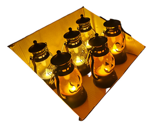 12 Lampara Farol De Clabaza Halloween Dia De Muertos