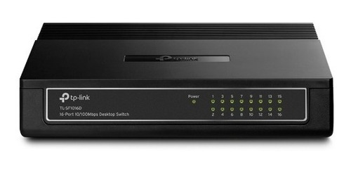 Switch Tp Link 16 Puertos Tl-sf1016d 10/100mbps Escritorio