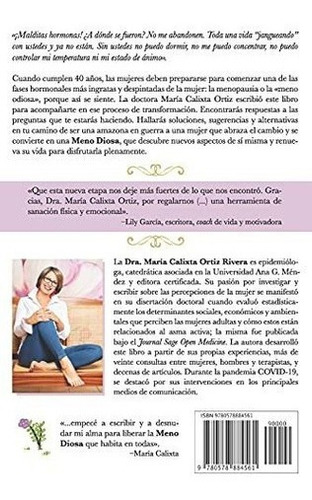 De Meno Odiosa A Meno Diosa Atrevete A Sentirte..., de Ortiz-Rivera, Dra. Maria Cali. Editorial Maria Ortiz en español