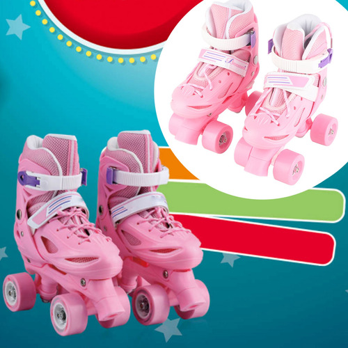 Patines De Ruedas Rosas Para Niñas, 2 En 1, Para Niños, Adul