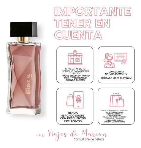 Eau De Parfum Femenino Essencial Elixir Natura - Lvdm