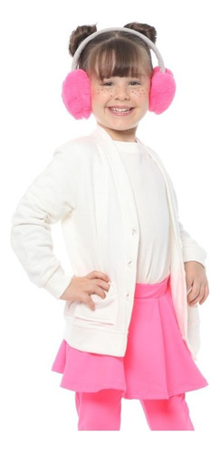 Casaco Cardigan Infantil Algodão Blusa 2-6 Anos Varias Cores