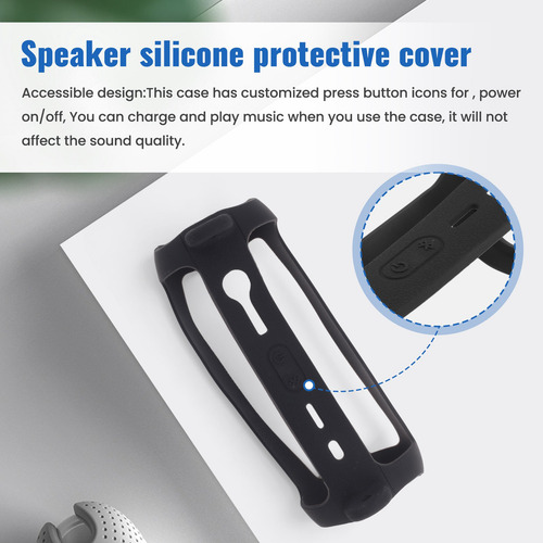 Funda De Almacenamiento De Audio Crystally-for Flip 6 Con Fu