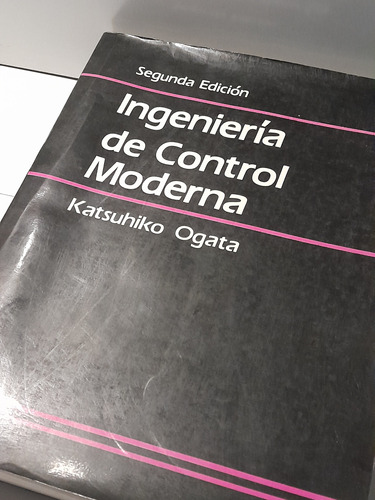 Libro Usado- Ingeniería De Control Moderno - Katsuhiko Ogata